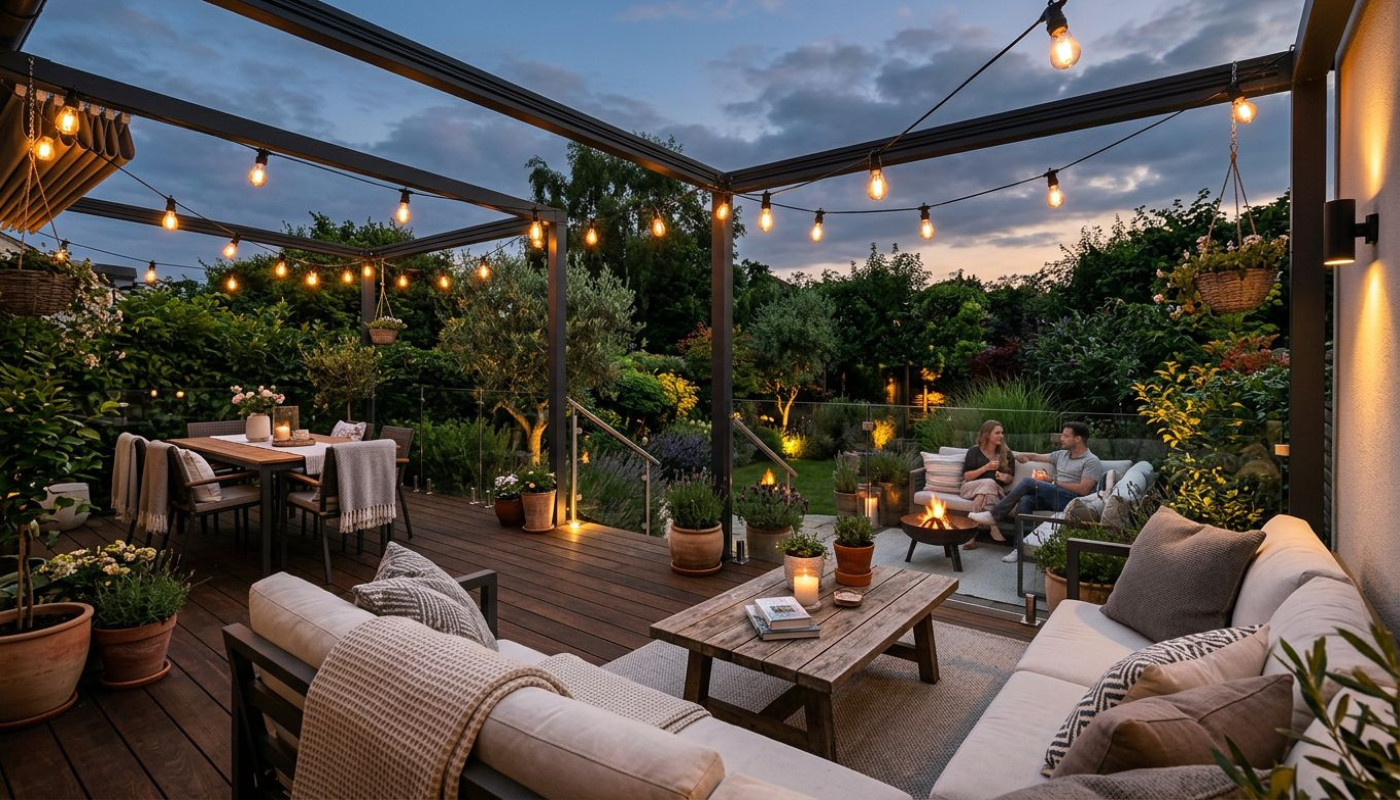 Éclairage extérieur : tendance ou fonction essentielle pour valoriser sa terrasse ?