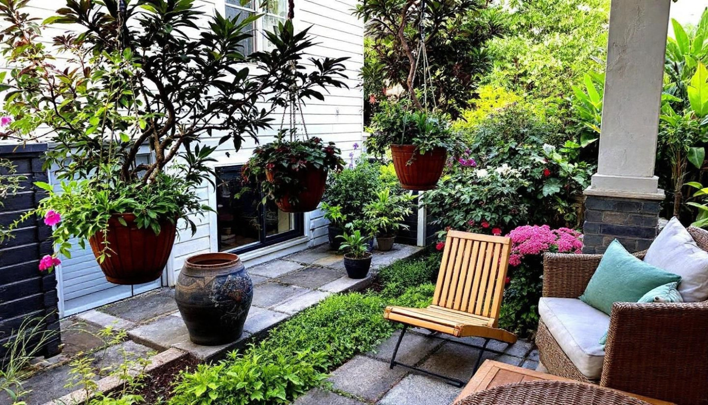 Maximiser l'espace de votre petit jardin : techniques et astuces